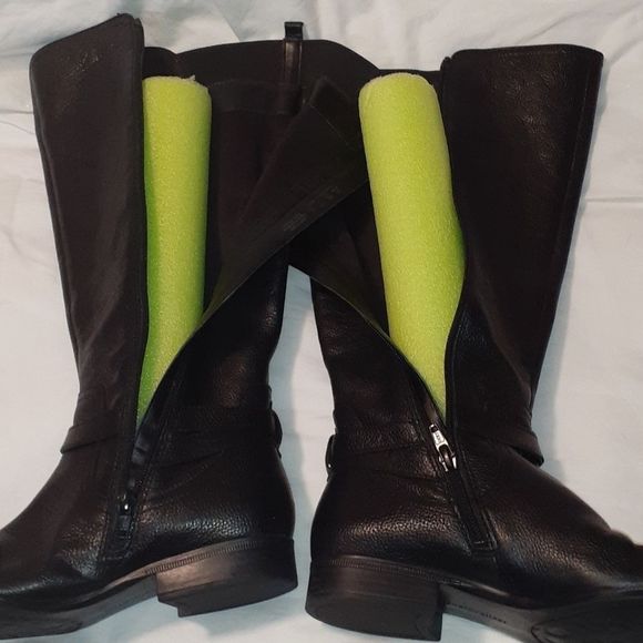 Naturalizer Josey Black Leather Boot Wide Shaft 6½‎ - Picture 8 of 15